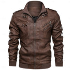 Men's stand-collar bomber jacket — alternate view