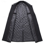 Deverell | Double-Breasted Longline Overcoat