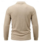 Vernon | Quarter-Zip Textured Polo Shirt