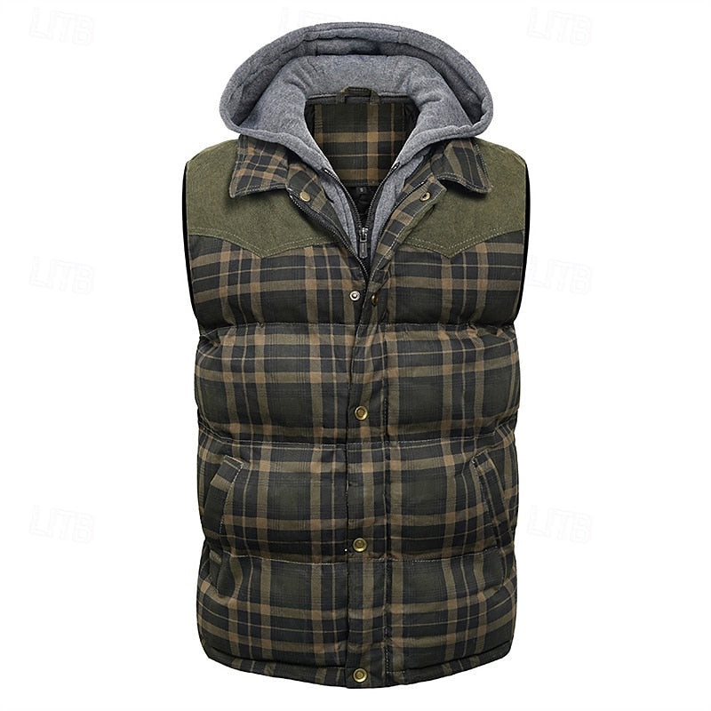 Men's quilted hooded gilet — additional view