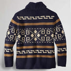 Mercer | Patterned Full-Zip Cardigan