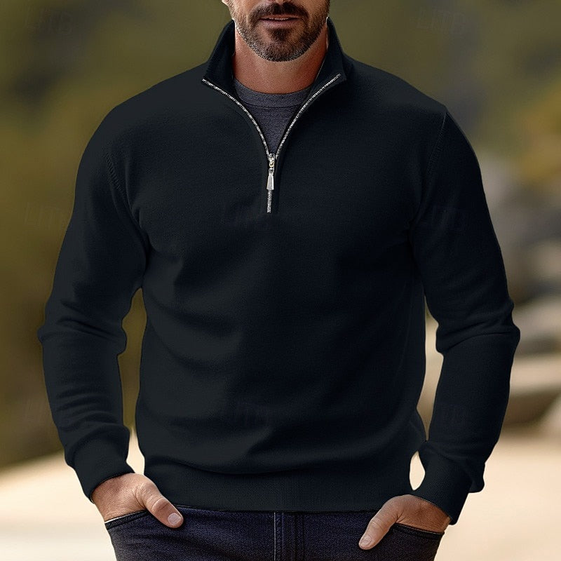 Grady | Refined Half-Zip Knit Pullover