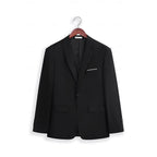 Men's three-piece knit set — detail view
