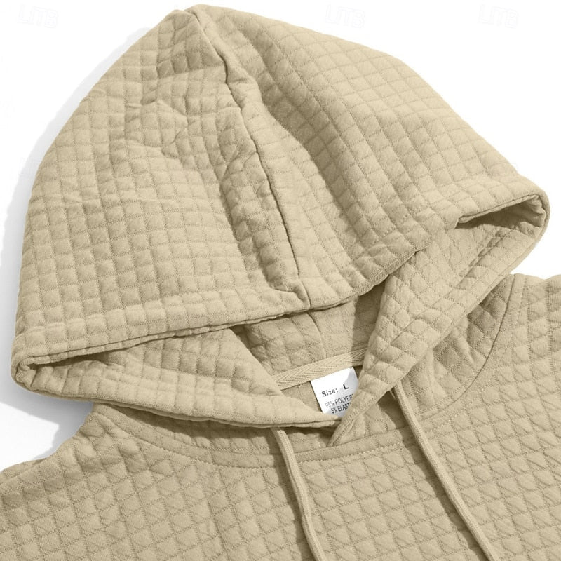 Edwin | Textured Pullover Hooded Sweatshirt