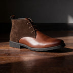 Men's polished leather dress boots — additional view