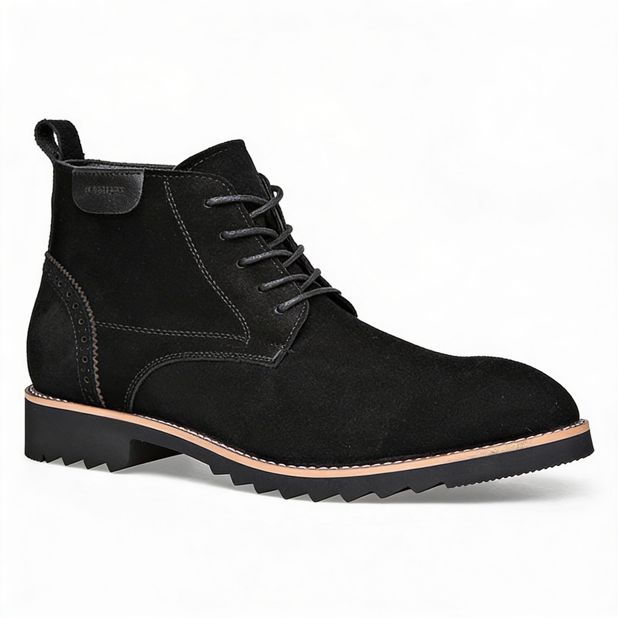 Men's stitched leather ankle boots — additional view