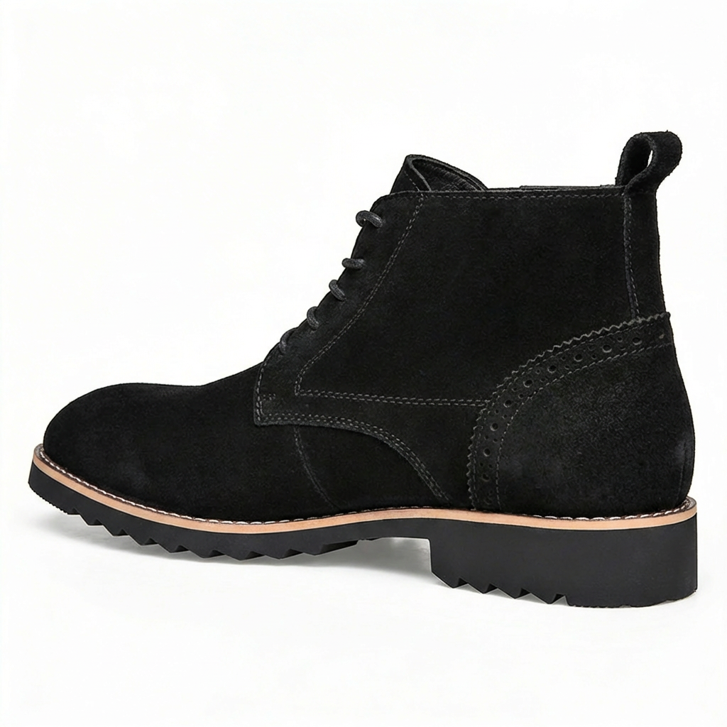 Men's stitched leather ankle boots — additional view