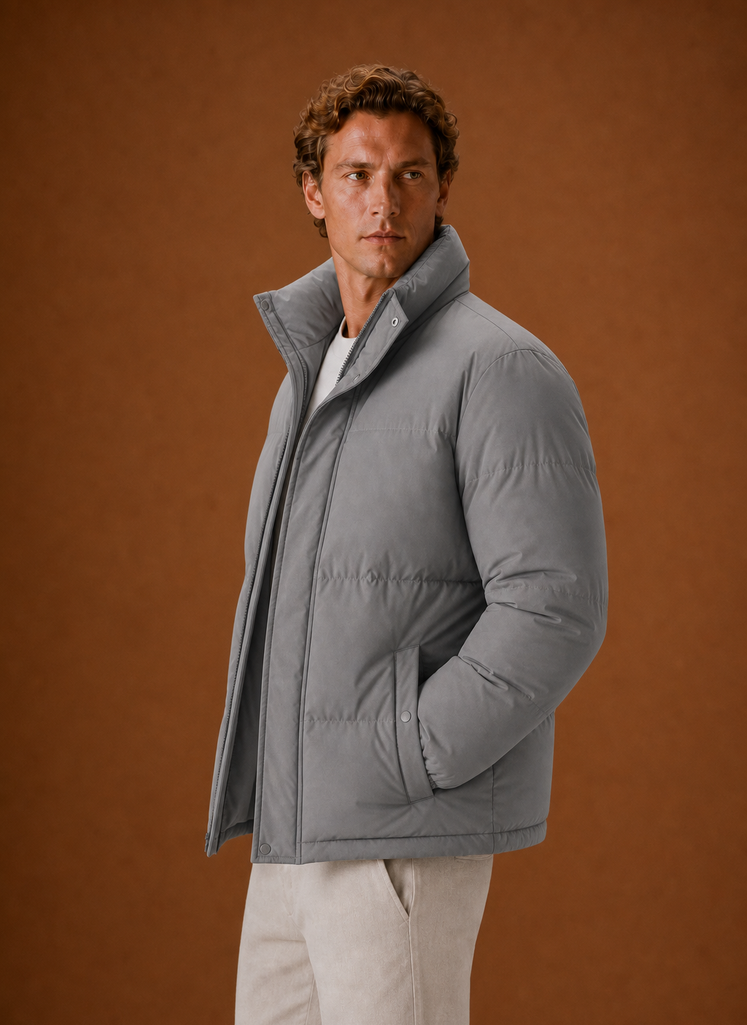 Men's oversized puffer jacket — additional view