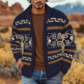 Mercer | Patterned Full-Zip Cardigan