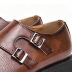 Men's monk strap leather loafers — additional view