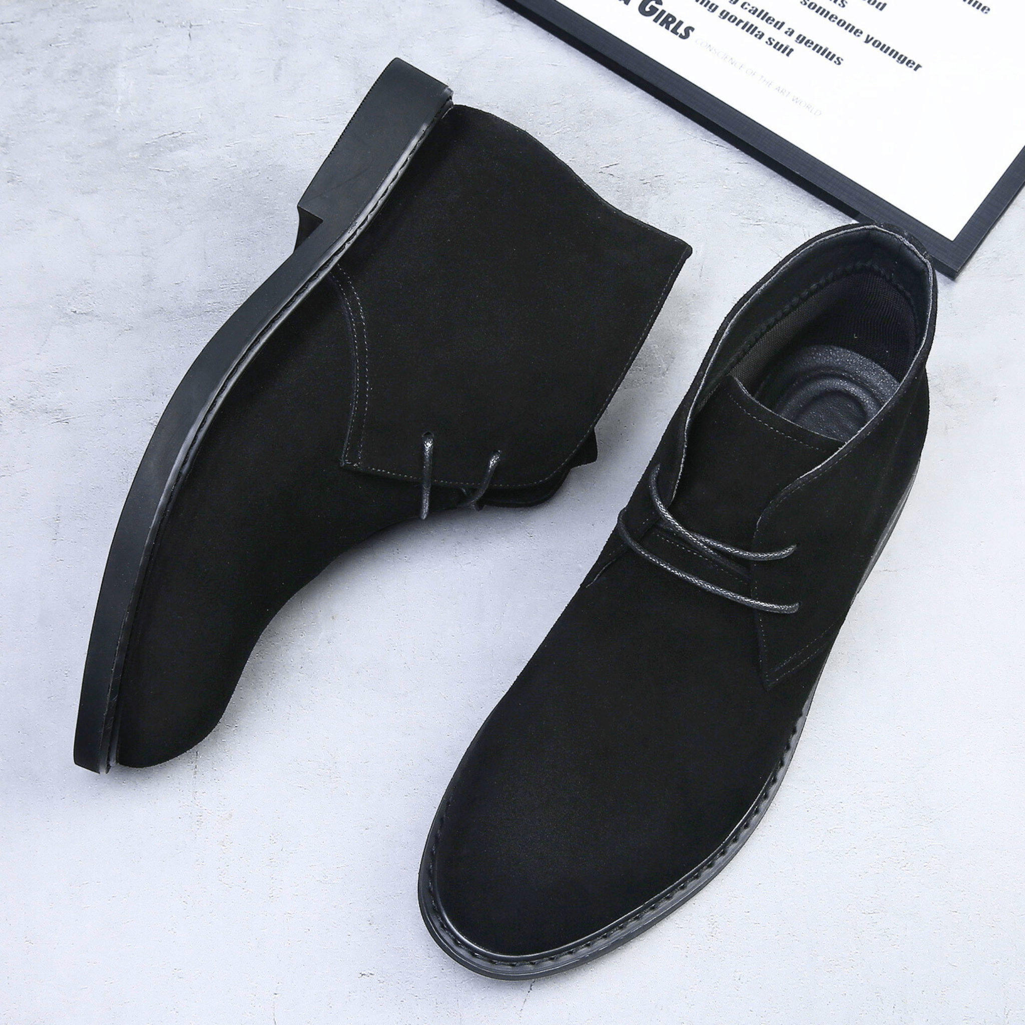 Men's suede chukka boots — additional view