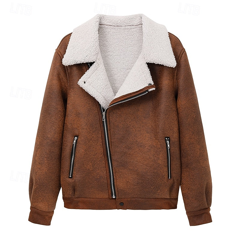 Men's fleece-lined rugged winter jacket — alternate view