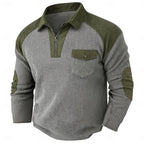 Men's textured quarter-zip sweater — additional view