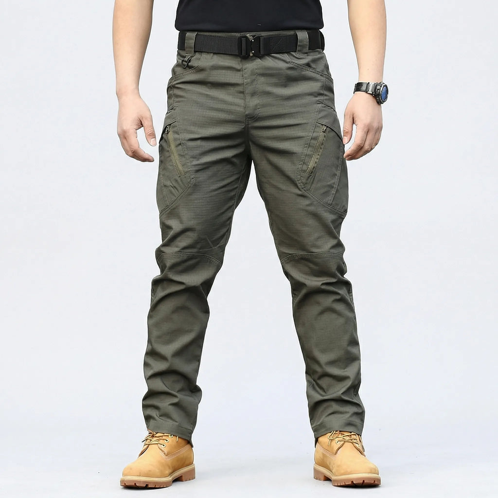 Men's tactical multi-pocket cargo pants — alternate view