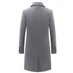 Deverell | Double-Breasted Longline Overcoat