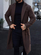 Langston | Double-Breasted Long Wool Coat