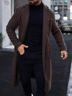Langston | Double-Breasted Long Wool Coat