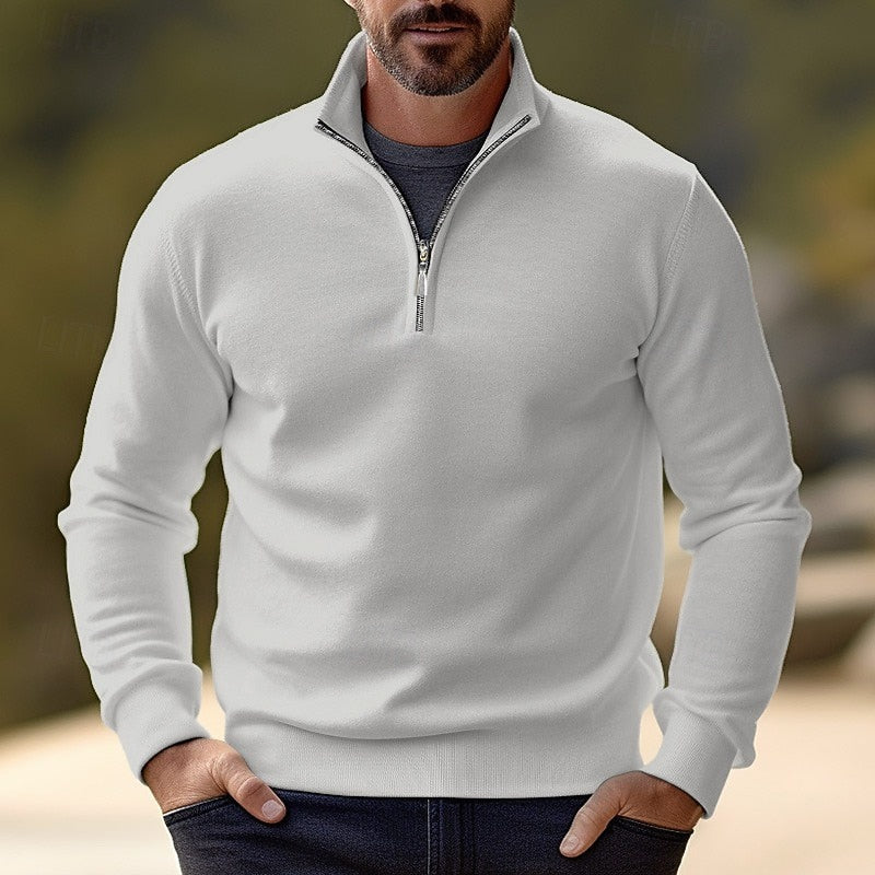 Grady | Refined Half-Zip Knit Pullover
