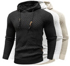 Men's slim-fit drawstring hoodie — additional view