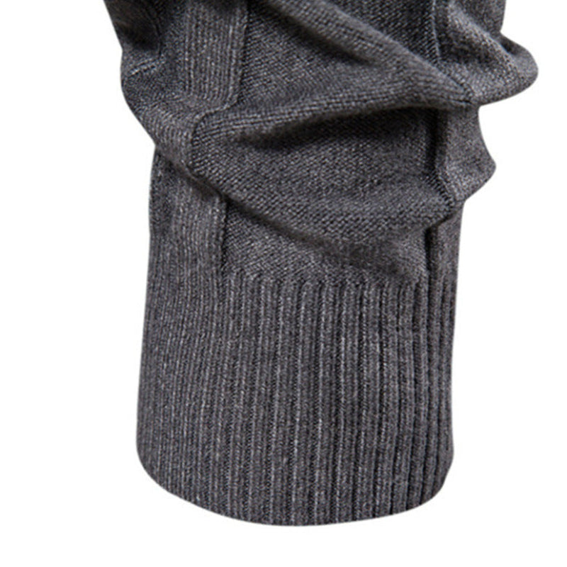 Men's ribbed turtleneck sweater — additional view
