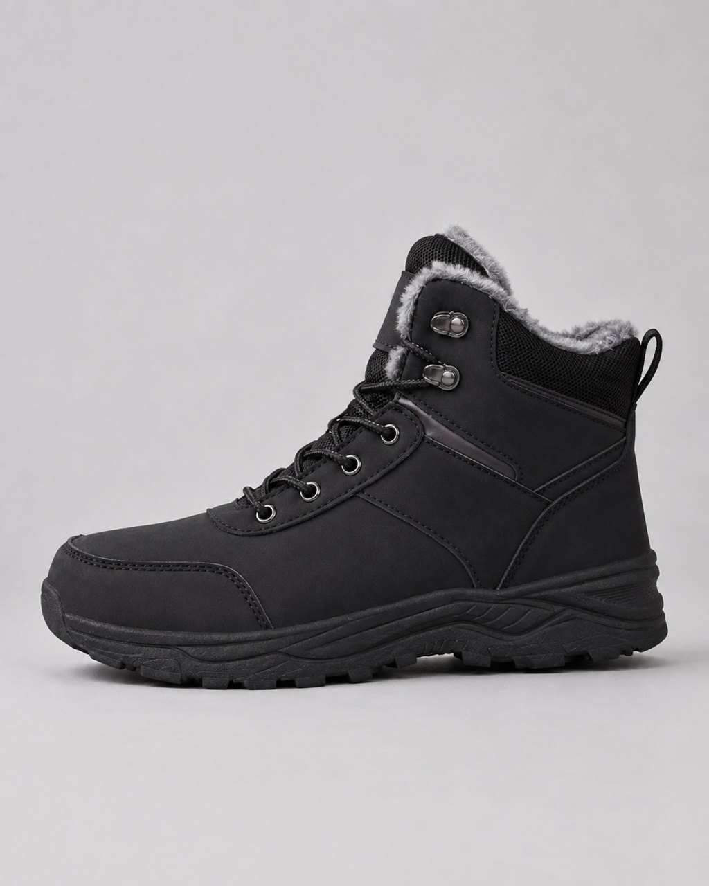 Men's plush-lined ankle winter boots — additional view