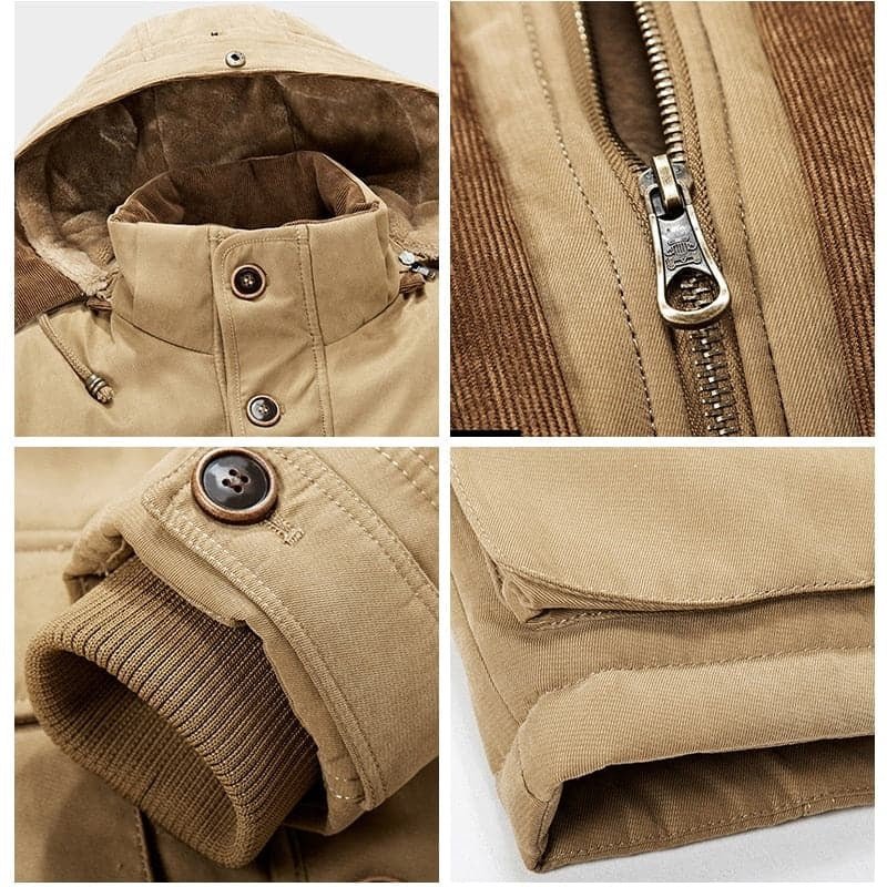 Men's hooded utility winter parka — additional view
