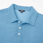 Maddox | Long Sleeve Textured Polo Shirt