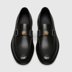 Men's breathable slip-on driving loafers — detail view