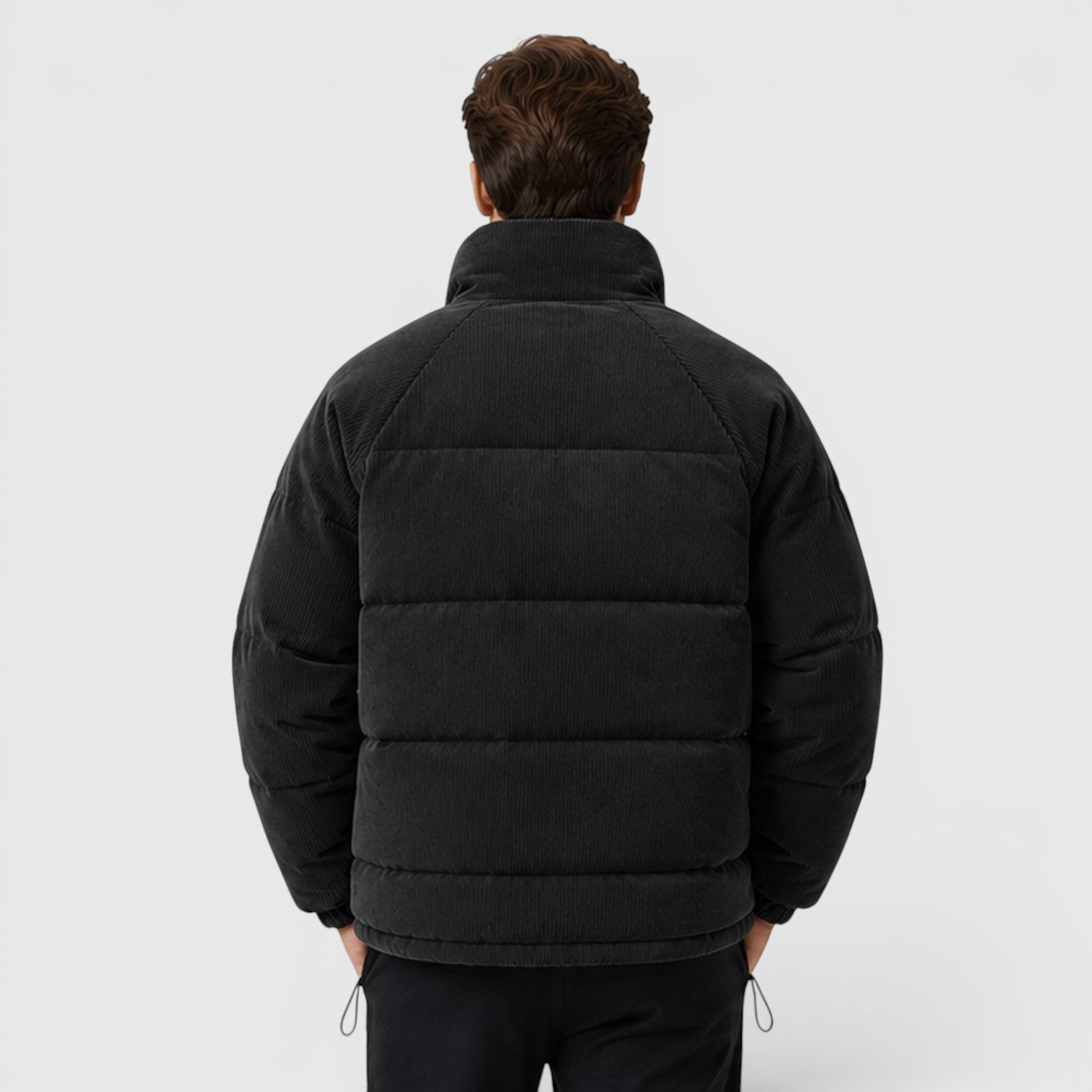 Men's lightweight quilted zip puffer — additional view
