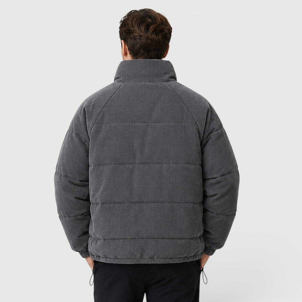 Men's lightweight quilted zip puffer — additional view