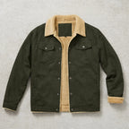 Men's sherpa-lined canvas work jacket — additional view