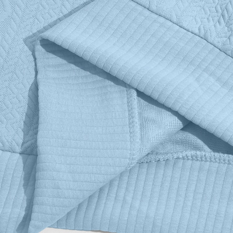 Kester | Textured Quarter-Zip Sweater