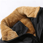 Men's sherpa-lined puffer vest — additional view