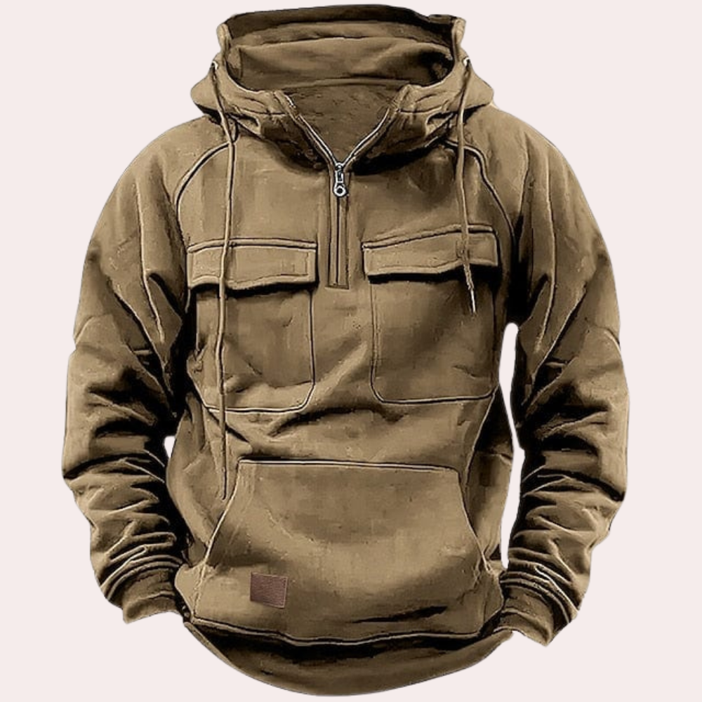 Blackwood | Fleece-Lined Half-Zip Hoodie