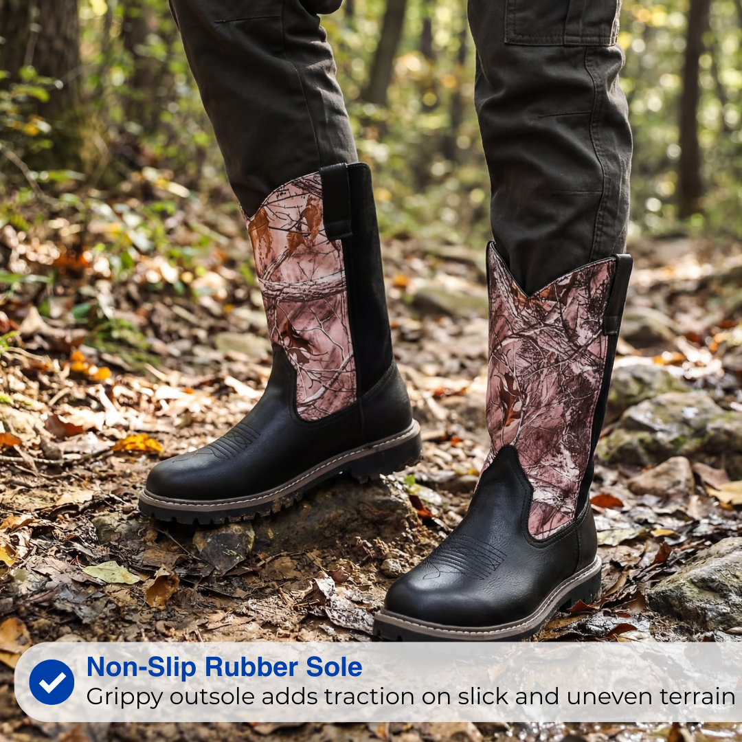 Men's waterproof pull-on hunting boots — additional view