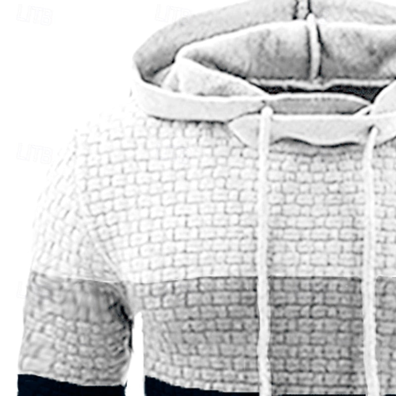Selby | Color Block Textured Hoodie