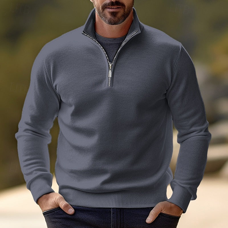 Grady | Refined Half-Zip Knit Pullover