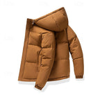 Men's thick insulated hooded puffer — additional view