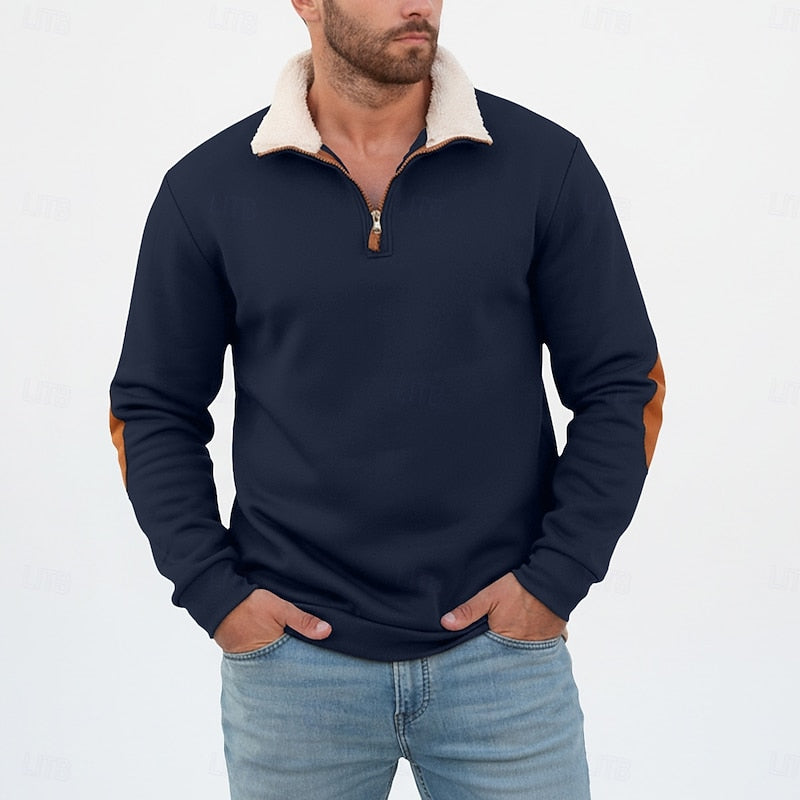 Nash | Half-Zip Stand-Collar Pullover