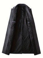Men's single-breasted tailored overcoat — additional view