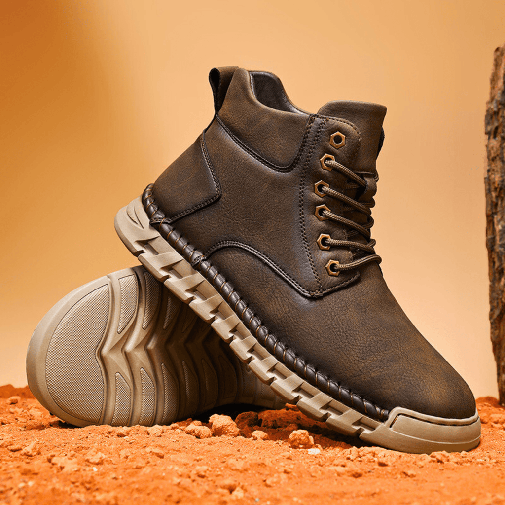 Men's leather chelsea boots — additional view