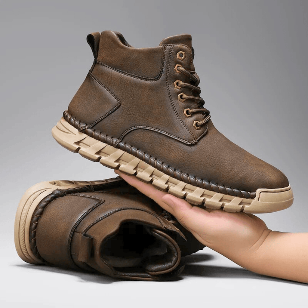 Men's leather chelsea boots — additional view