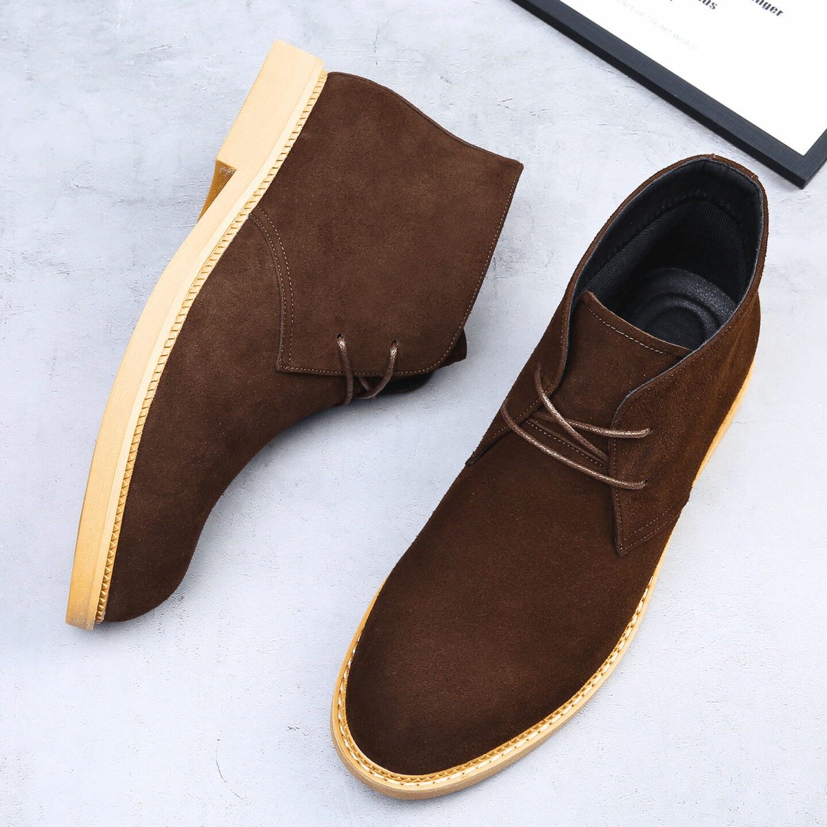 Men's suede chukka boots — additional view
