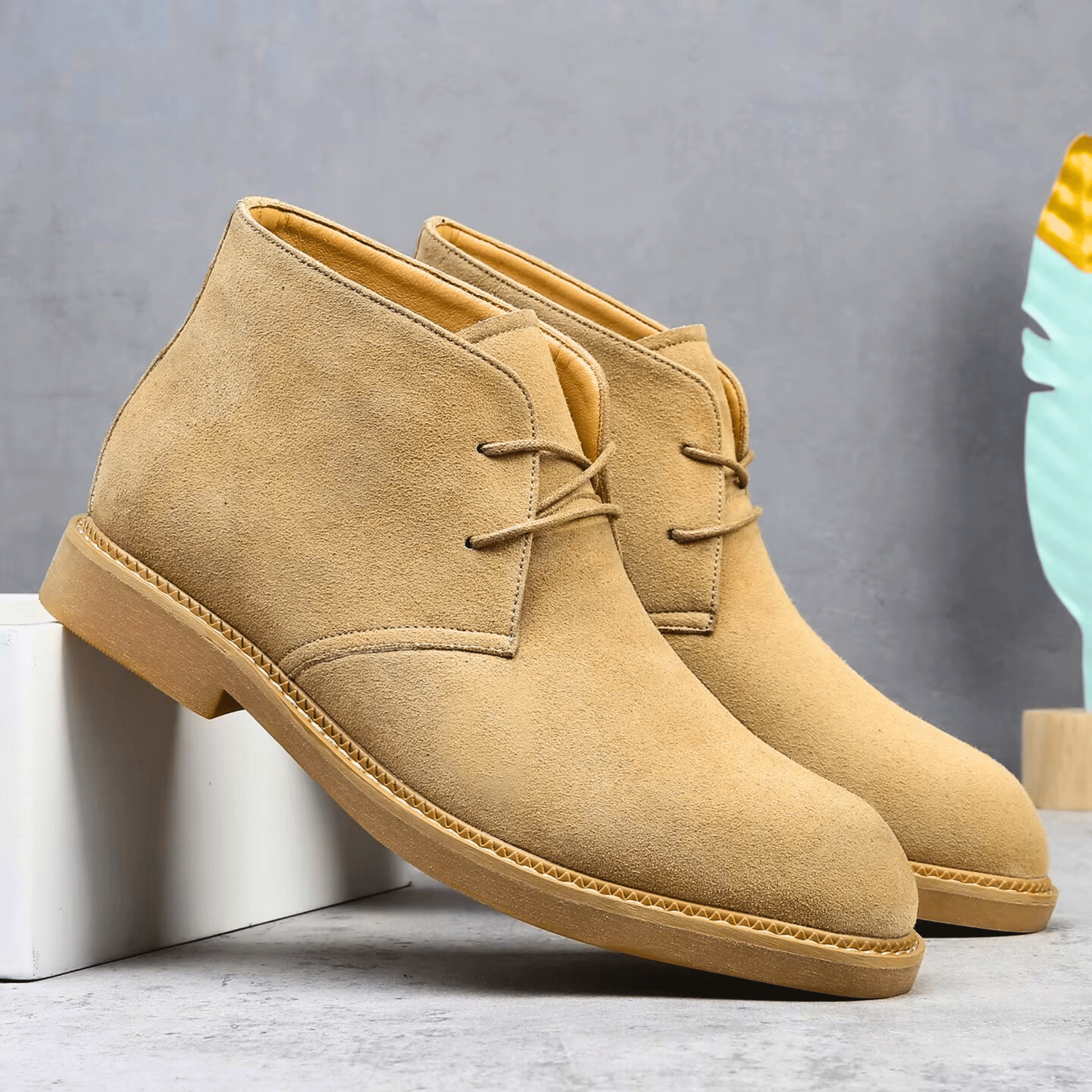 Men's suede chukka boots — additional view