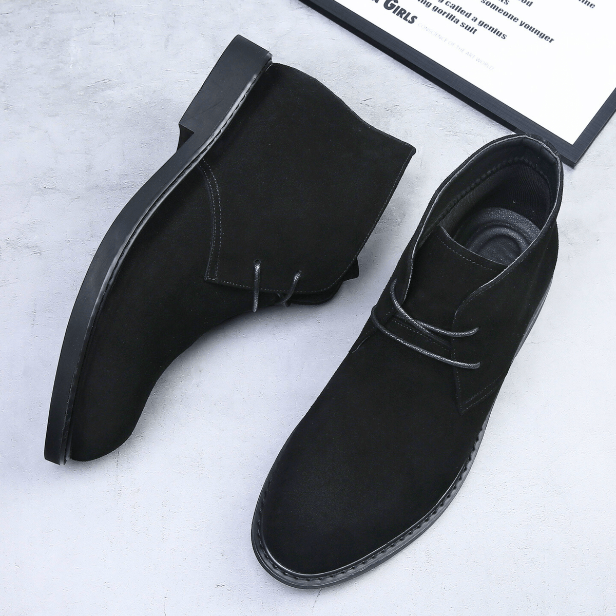 Men's suede chukka boots — additional view