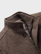 Wesley | Single-Breasted Stand-Collar Winter Coat