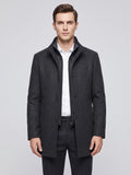 Wesley | Single-Breasted Stand-Collar Winter Coat
