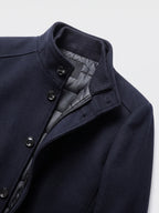 Wesley | Single-Breasted Stand-Collar Winter Coat
