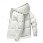 Men's thick insulated hooded puffer — additional view