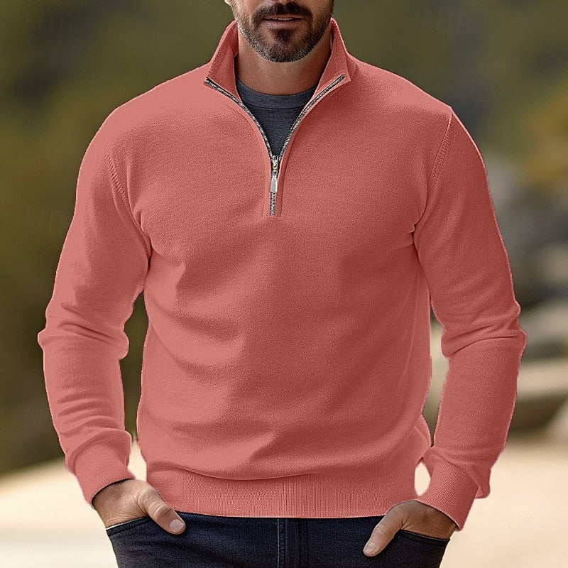 Grady | Refined Half-Zip Knit Pullover